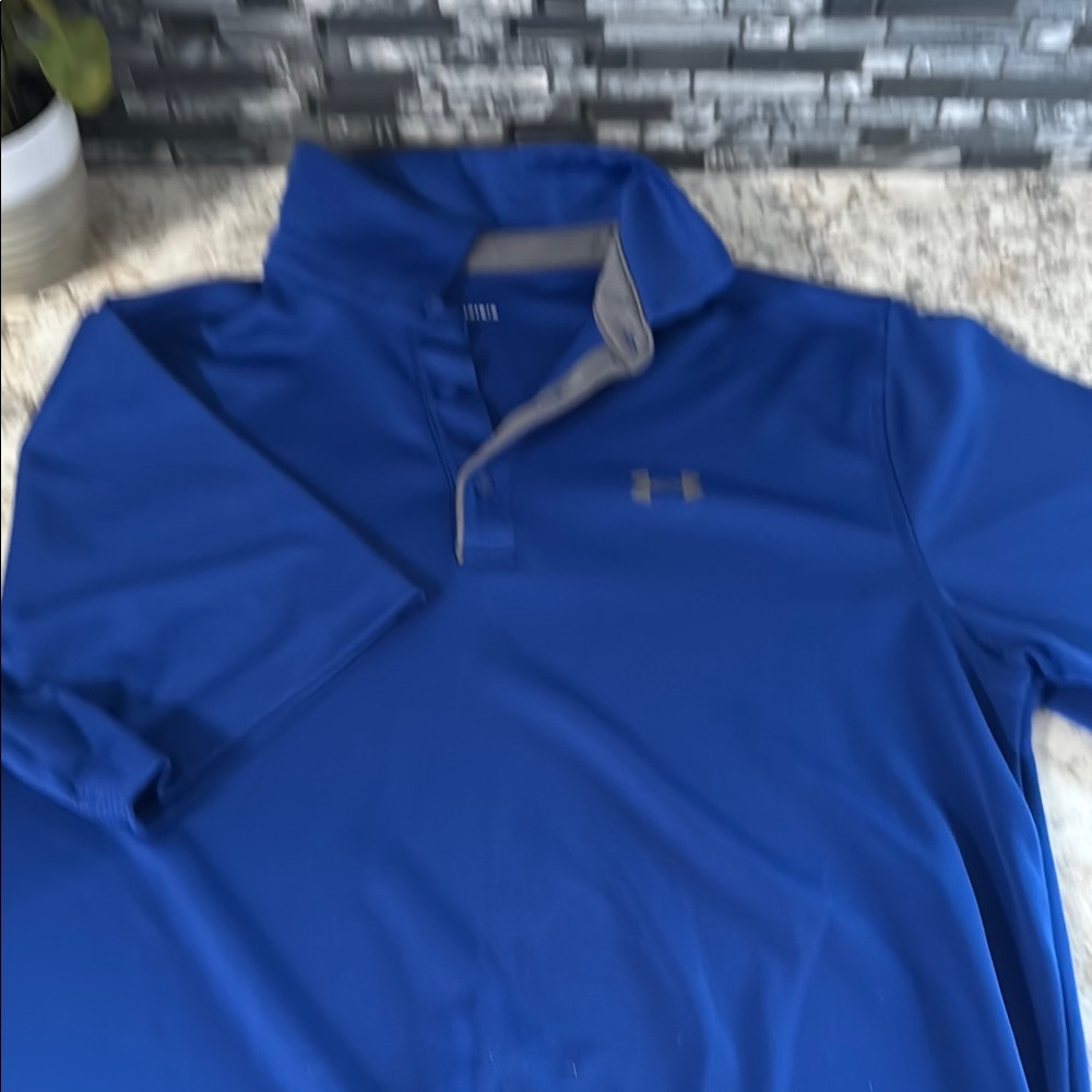 Under Armour Blue Polo Shirt